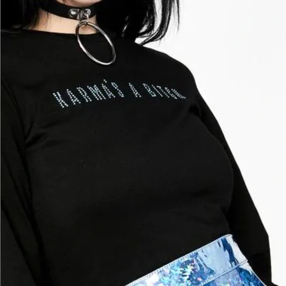 NWT BLING KARMA IS A B - Picture 3 of 4